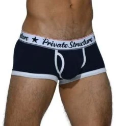 Boxer Private Structure Classic SCUX4070 -Emporio Armani Soldes Magasin Boxer private SCUX4070 bleu 4