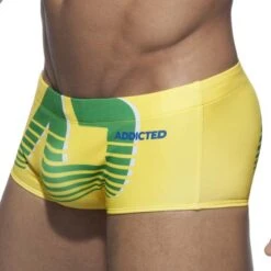 Boxer De Bain Addicted ADS154 -Emporio Armani Soldes Magasin Boxerbain addicted ADS154 jaune 5