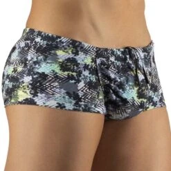 Boxer De Bain FEEL ErgoWear Zigzag EW1057 -Emporio Armani Soldes Magasin Boxerbain ergo EW1057 blanc 4