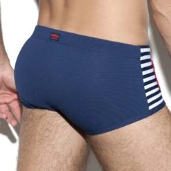 Boxer De Bain ES Collection Sailor 1921 -Emporio Armani Soldes Magasin Boxerbain escollection 1921 bleu 3