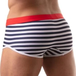 Boxer De Bain Iconic Swim TOF PARIS TOF207BU 14 Boxer De Bain Iconic Swim TOF PARIS TOF207BU -Emporio Armani Soldes Magasin Boxerbain tof tof207bu raye 3 1