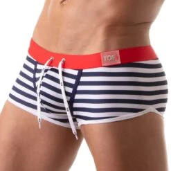 Boxer De Bain Iconic Swim TOF PARIS TOF207BU 15 Boxer De Bain Iconic Swim TOF PARIS TOF207BU -Emporio Armani Soldes Magasin Boxerbain tof tof207bu raye 4 1