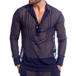 Chemise L Homme Invisible Chantilly HW143CHA 5 Chemise L Homme Invisible Chantilly HW143CHA -Emporio Armani Soldes Magasin Chemise hi HW143CHA bleu 4