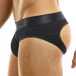 Empty Bottom Modus Vivendi Embossed Dot 05313 -Emporio Armani Soldes Magasin EmptyBottom modus 05313 noir 3