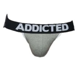 Jock Strap Addicted Super Bulk AD714 7 Jock Strap Addicted Super Bulk AD714 -Emporio Armani Soldes Magasin JockStrap addicted AD714 gris 9