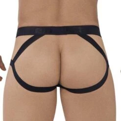 Jock Strap Xtremen Jacquard 91085 -Emporio Armani Soldes Magasin JockStrap xtremen 91085 gris 3