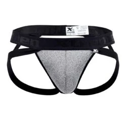 Jock Strap Xtremen Jacquard 91085 -Emporio Armani Soldes Magasin JockStrap xtremen 91085 gris 9