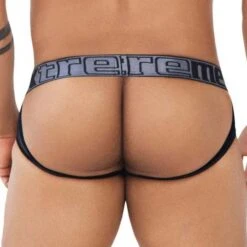 Jock Strap Xtremen Lace 91124 -Emporio Armani Soldes Magasin JockStrap xtremen 91124 noir 3