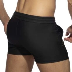 Short AD Fetish Rub Tape Sports ADF140 -Emporio Armani Soldes Magasin Short adfetish ADF140 noir 3