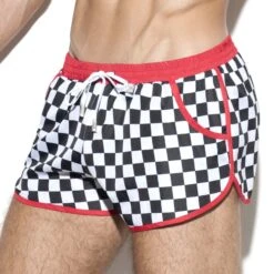 Short De Bain ES Collection Rally Rocky 1912 -Emporio Armani Soldes Magasin Shortbain escollection 1912 noir 4