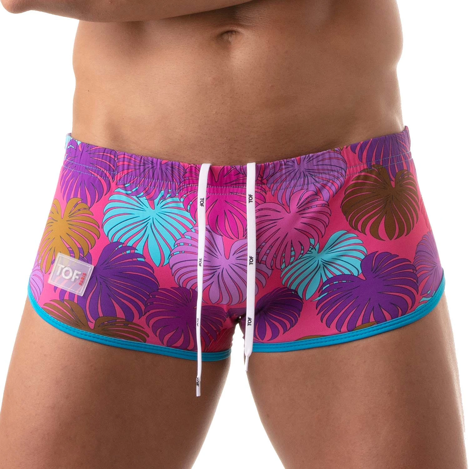Shorty De Bain Floral Swim TOF PARIS TOF195P 1 Shorty De Bain Floral Swim TOF PARIS TOF195P