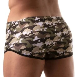 Shorty De Bain Iconic Swim TOF PARIS TOF208K -Emporio Armani Soldes Magasin Shortybain tof TOF208K camo 3