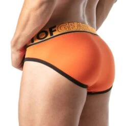 Slip Champion TOF PARIS TOF298O -Emporio Armani Soldes Magasin Slip TOF298O orange 3