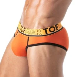 Slip Champion TOF PARIS TOF298O -Emporio Armani Soldes Magasin Slip TOF298O orange 4