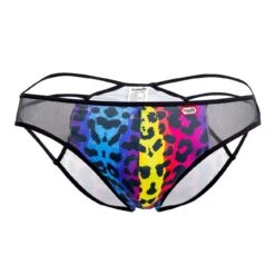 Slip Pikante Compatibilit Y Ruched Printed PIK0234 -Emporio Armani Soldes Magasin Slip pikante pik0234 Noir 9