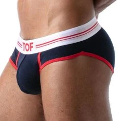 Slip French TOF PARIS TOF162BU -Emporio Armani Soldes Magasin Slip tof TOF162BU bleu 4