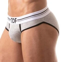 Slip French TOF PARIS TOF162G -Emporio Armani Soldes Magasin Slip tof TOF162g gris 4