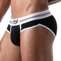 Pack De 3 Slips French TOF PARIS TOF169N -Emporio Armani Soldes Magasin Slip tof TOF169N noir 4
