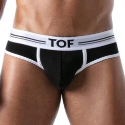 Pack De 3 Slips French TOF PARIS TOF169N -Emporio Armani Soldes Magasin Slip tof TOF169N noir 5