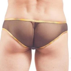 Slip Wojoer Golden Line 364T352 -Emporio Armani Soldes Magasin Slip wojoer 364T352 or 3
