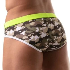 Slip De Bain Iconic Swim TOF PARIS TOF206K -Emporio Armani Soldes Magasin Slipbain tof TOF206K camo 3 1