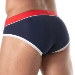 Slip De Bain Holidays Swim TOF PARIS TOF248BM -Emporio Armani Soldes Magasin Slipbain tof TOF248BM bleu 3