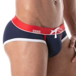 Slip De Bain Holidays Swim TOF PARIS TOF248BM -Emporio Armani Soldes Magasin Slipbain tof TOF248BM bleu 4