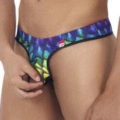 String Sans Ficelle Pikante Rainbow PIK0831 -Emporio Armani Soldes Magasin Stringsansficelle pikante pik0831 noir 4
