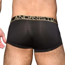 Boxer Andrew Christian Almost Naked Retro Mesh 92419 -Emporio Armani Soldes Magasin boxer ac 92419 noir 3