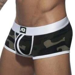 Boxer Addicted Camo Stripe AD765 -Emporio Armani Soldes Magasin boxer addicted ad765 blanc 4