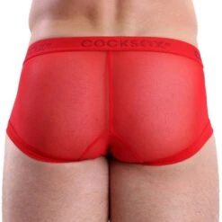 Boxer CockSox Fiery Red CX68ME -Emporio Armani Soldes Magasin boxer cocksox cx68me rouge 3