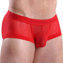 Boxer CockSox Fiery Red CX68ME -Emporio Armani Soldes Magasin boxer cocksox cx68me rouge 4