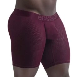 Boxer Long ErgoWear MAX ULTRA EW0781 -Emporio Armani Soldes Magasin boxer ergo EW0781 bordeau 4