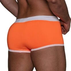 Boxer De Bain Neon TOF PARIS TOF268OF -Emporio Armani Soldes Magasin boxerbain tof tof268of orange 3