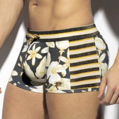 Boxer De Bain ES Collection Black Sand 2217 -Emporio Armani Soldes Magasin boxerban es 2217 gold 4