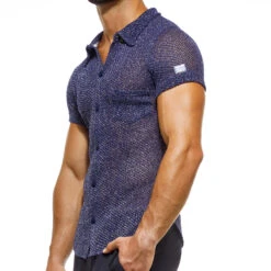 Chemise Modus Vivendi Knight 05241 -Emporio Armani Soldes Magasin chemise modus 05241 bleu 4
