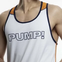 Débardeur Pump! Varsity 14017 -Emporio Armani Soldes Magasin dbardeur pump 14017 blanc 4