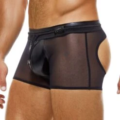 Boxer Emptybottom Modus Vivendi Latex 11221-1 -Emporio Armani Soldes Magasin emptybottom modus 112211 noir 4