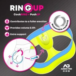 Jock Strap Cockring Addicted Mesh AD924 -Emporio Armani Soldes Magasin jockstrap addicted AD924 jaune 6