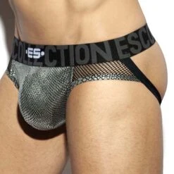 Jock Strap ES Collection Reptile UN436 -Emporio Armani Soldes Magasin jockstrap esco un436 noir 4