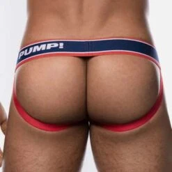 Jock Strap Pump! Big League 15028 -Emporio Armani Soldes Magasin jockstrap pump 15028 bleu 3