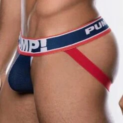 Jock Strap Pump! Big League 15028 -Emporio Armani Soldes Magasin jockstrap pump 15028 bleu 4