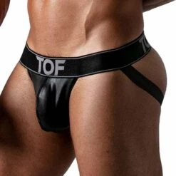 Jock Strap Vinyl TOF PARIS TOF160N 5 Jock Strap Vinyl TOF PARIS TOF160N -Emporio Armani Soldes Magasin jockstrap tof tof160n noir 4
