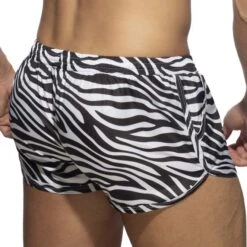 Short De Bain Addicted Zebra ADS306 -Emporio Armani Soldes Magasin short addicted ads306 noir 3