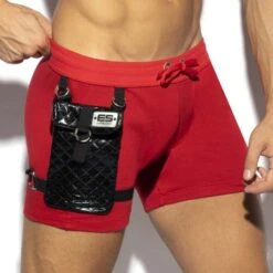Short ES Collection Removable Pocket Sports SP287 -Emporio Armani Soldes Magasin short esco sp287 rouge 4