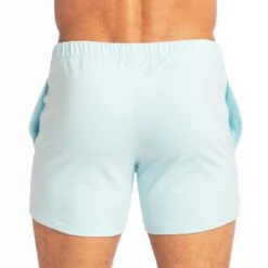 Short L Homme Invisible Hypnos Ice Blue HW135HYP -Emporio Armani Soldes Magasin short hi hw135hyp bleu 3