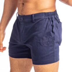 Short L Homme Invisible Tennis HW158TNS -Emporio Armani Soldes Magasin short hi hw158tns bleu 4