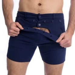 Short L Homme Invisible HW159MAT -Emporio Armani Soldes Magasin short hi hw159mat bleu 4