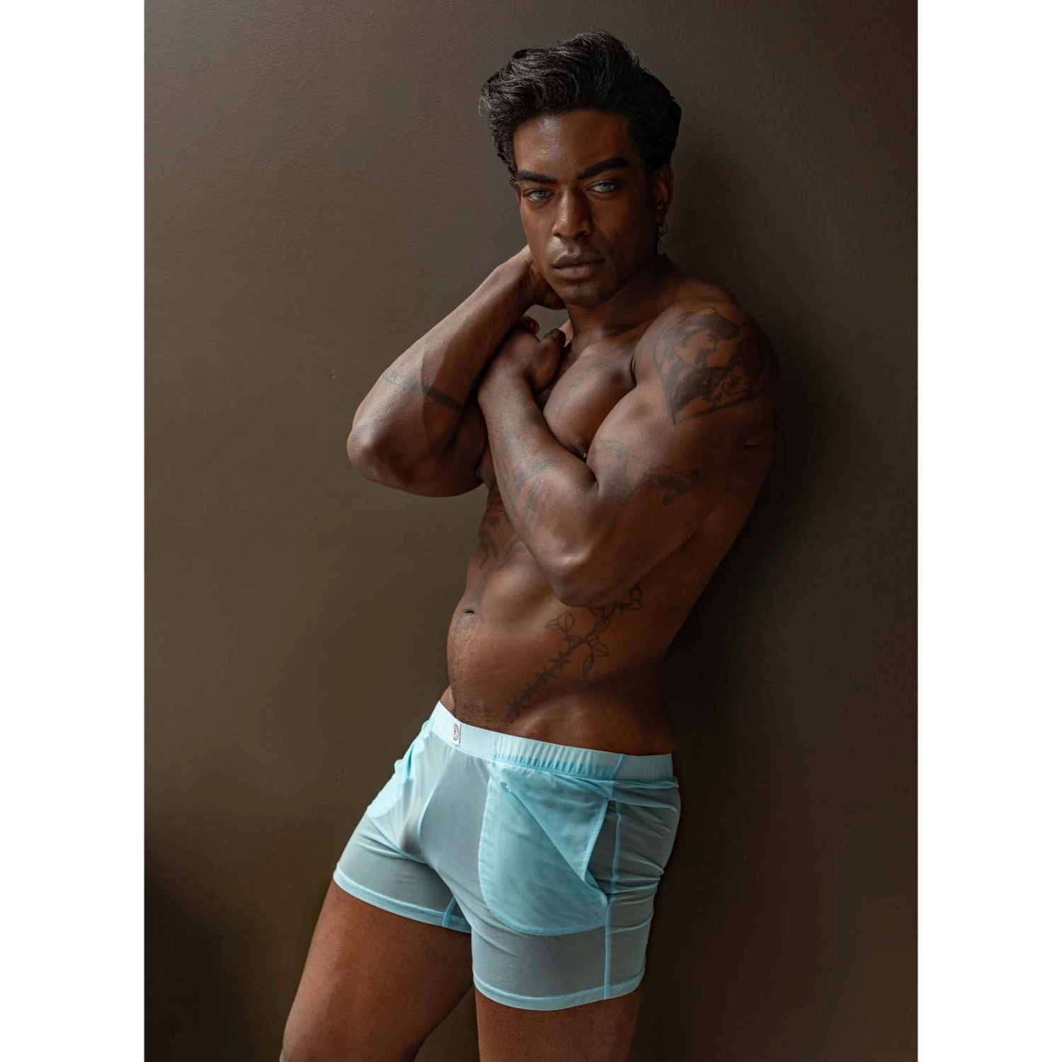 Short L Homme Invisible Cristallo HW165CRI 2 Short L Homme Invisible Cristallo HW165CRI – Image 2