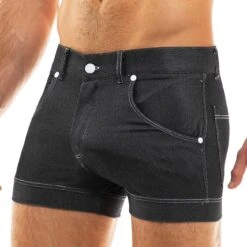 Short Modus Vivendi Jeans 05061 -Emporio Armani Soldes Magasin short modus 05061 noir 4
